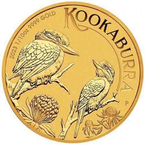 Australië. 2023 1/10 oz $15 AUD Australian Gold Kookaburra, Postzegels en Munten, Edelmetalen en Baren