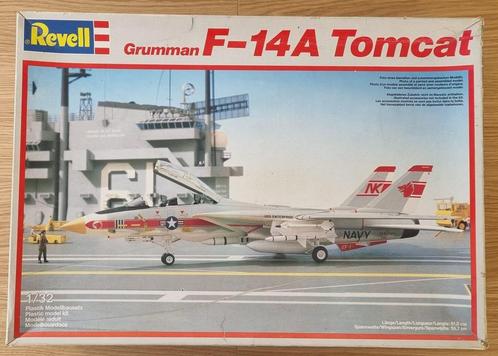 Revell 4712 F-14A Tomcat 1:32 + Cockpit/Canopy set, Hobby en Vrije tijd, Modelbouw | Vliegtuigen en Helikopters, Revell, Verzenden