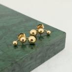 Gouden oorstekers | Bollen (oorknopjes, oorbellen), Sieraden, Tassen en Uiterlijk, Oorbellen, Ophalen of Verzenden, Gebruikt, Overige kleuren