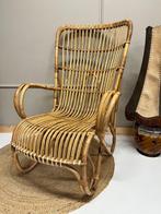 Fauteuil - rotan - Vintage rieten stoel