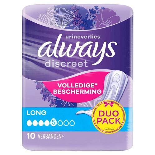 Always Discreet Long Verband+ voor Urineverlies en, Diversen, Overige Diversen, Nieuw, Verzenden