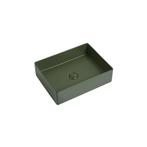 Wastafel Vincenza 47x36x13cm mat groen, Doe-het-zelf en Verbouw, Sanitair, Verzenden, Nieuw