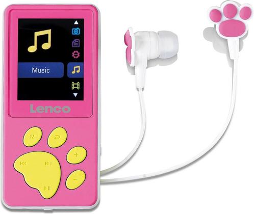 Lenco Xemio-560PK - MP3/MP4 speler met 8GB geheugen - Roze, Audio, Tv en Foto, Mp4-spelers, Nieuw, Verzenden