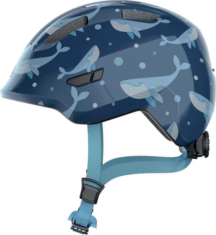 Abus Smiley 3.0 - Fietshelm - Kinderen Blue Whale S (45 - 50, Fietsen en Brommers, Fietsaccessoires | Fietshelmen, Zo goed als nieuw