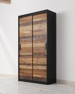 Halkast - Old wood - 110x45x200 - Garderobekast kledingkast, Nieuw, 25 tot 50 cm, 100 tot 150 cm, Modern