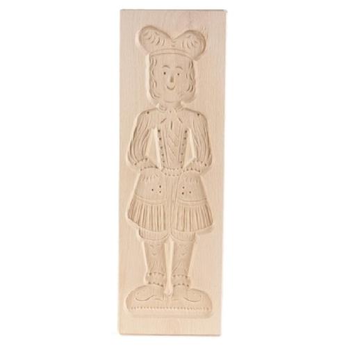 Speculaasplank Groot Pop Man (Piet) 30x10cm., Hobby en Vrije tijd, Taarten en Cupcakes maken, Nieuw, Verzenden