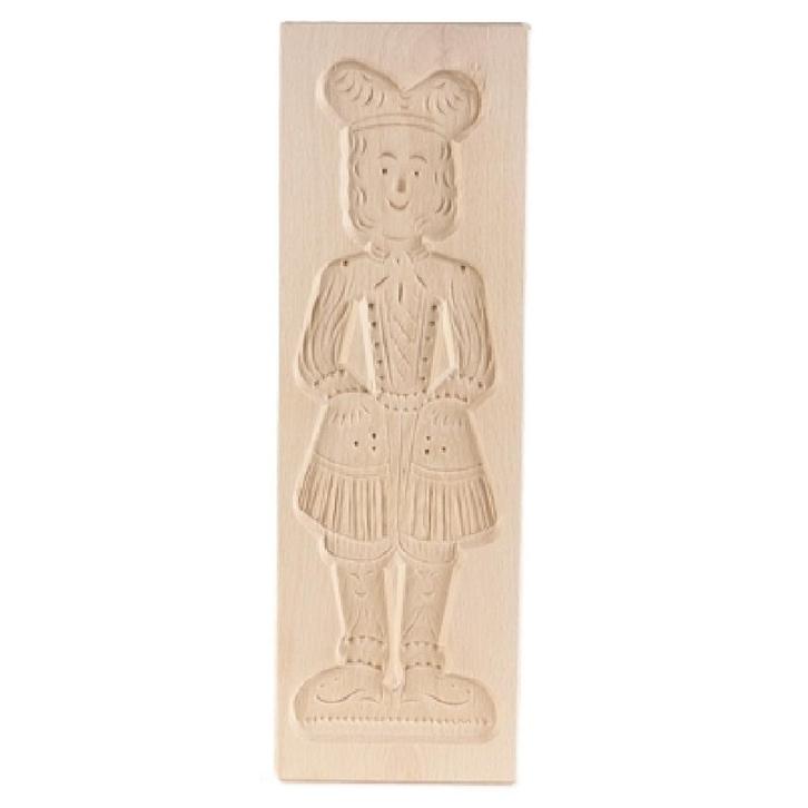 Speculaasplank Groot Pop Man (Piet) 30x10cm., Hobby en Vrije tijd, Taarten en Cupcakes maken, Nieuw, Verzenden