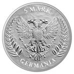 Polen. 5 Mark 2023 1 oz 5 Mark Germania Silver BU Coin (w/