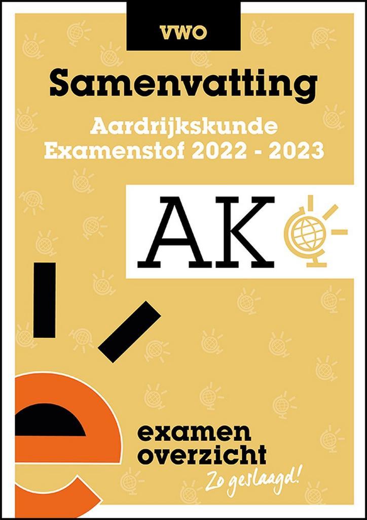 ExamenOverzicht - Samenvatting Aardrijkskunde VWO, Boeken, Schoolboeken, Gelezen, Verzenden