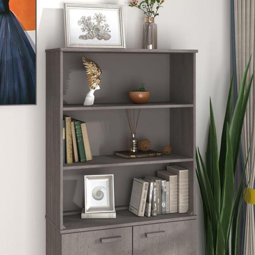 vidaXL Opzetkast HAMAR 85x35x100 cm massief grenenhout, Huis en Inrichting, Kasten | Buffetkasten, 25 tot 50 cm, Nieuw, Grenenhout