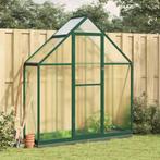 vidaXL Tuinkas met basisframe 169x58x202 cm aluminium groen, Tuin en Terras, Verzenden, Nieuw