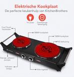 2dekans | KitchenBrothers Elektrische Kookplaat - 2 Pits -, Ophalen of Verzenden, Zo goed als nieuw