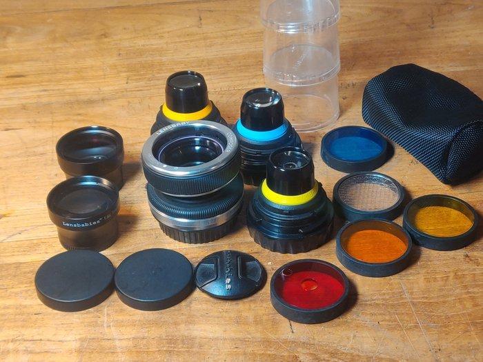 Lensbaby Composer + diverse optics & accessoires – creatieve, Audio, Tv en Foto, Fotocamera's Analoog