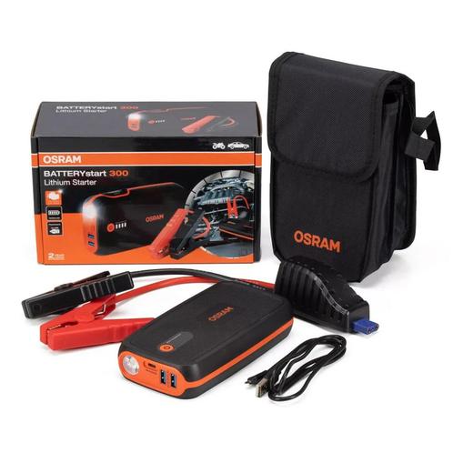Osram Jump Starter OBSL300 + USB Powerbank + LED Lamp, Auto-onderdelen, Accu's en Toebehoren, Nieuw, Ophalen of Verzenden