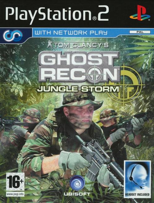 Playstation 2 Tom Clancys Ghost Recon: Jungle Storm, Spelcomputers en Games, Games | Sony PlayStation 2, Zo goed als nieuw, Verzenden