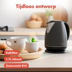 2dekans | KitchenBrothers Waterkoker - Elektrisch - 1,7L -, Witgoed en Apparatuur, Waterkokers, Ophalen of Verzenden, Zo goed als nieuw