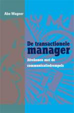 De transactionele manager 9789088501043, Verzenden, Zo goed als nieuw