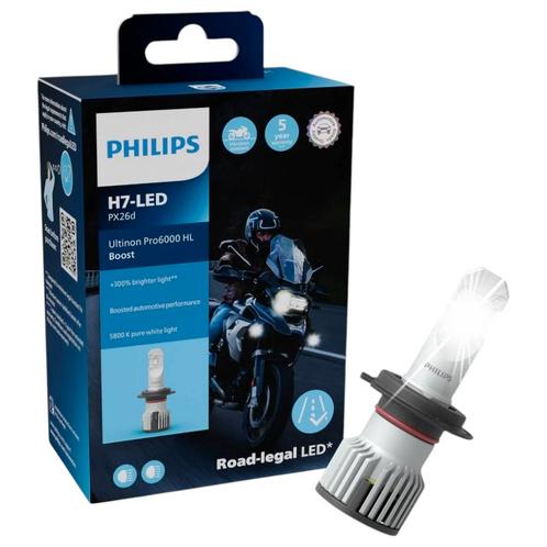 Philips H7-LED Ultinon Pro6000 Boost - Motorfiets Koplamp, Motoren, Tuning en Styling, Verzenden