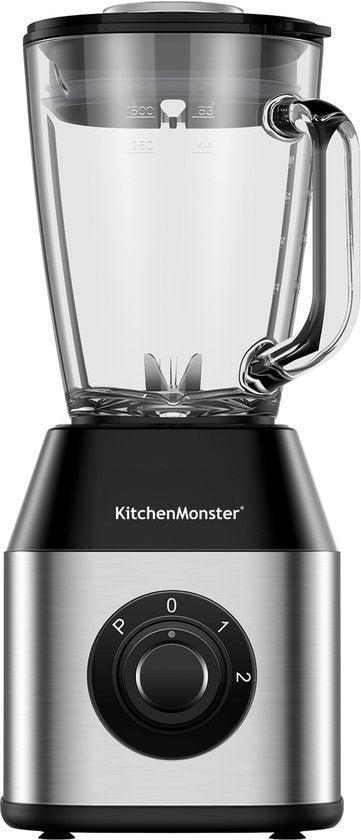 2dekans | KitchenMonster® Blender Pro 1200 Watt - Smoothie, Witgoed en Apparatuur, Blenders, Gebruikt, Ophalen of Verzenden