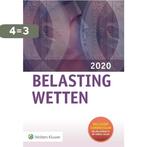 Belastingwetten 2020 9789013157642 A.W. Cazander, Boeken, Verzenden, Gelezen, A.W. Cazander