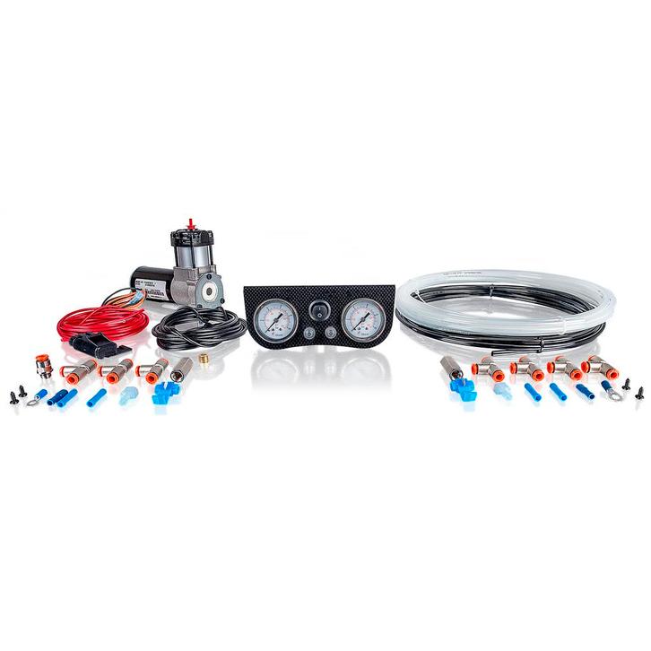 Compressorset Oluve 215 | carbon-look standaard manometerpan, Auto-onderdelen, Ophanging en Onderstel, Nieuw, Overige automerken