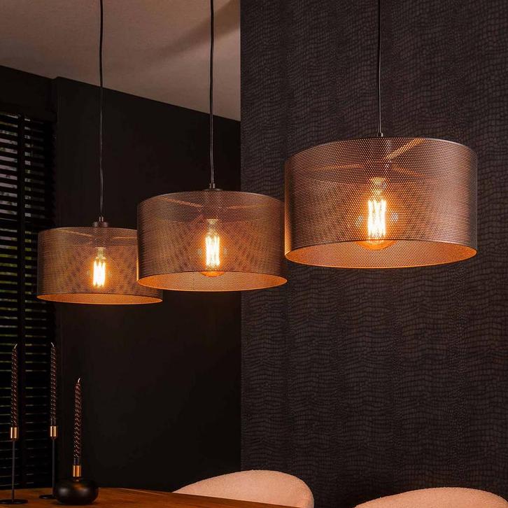 *WOONWINKEL* Hanglamp Zwart Gaas, Huis en Inrichting, Lampen | Hanglampen, Nieuw, Verzenden