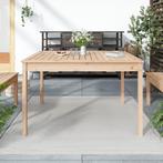 vidaXL Tuintafel 121x82,5x76 cm massief grenenhout, Verzenden, Nieuw