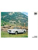 1967 LANCIA FLAVIA CABRIOLET BROCHURE ENGELS, Boeken, Auto's | Folders en Tijdschriften, Nieuw, Author