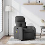 vidaXL Massagestoel verstelbaar stof donkergrijs, Huis en Inrichting, Fauteuils, Verzenden, Nieuw