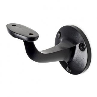 Leuninghouder | Intersteel (Vlak zadel, Mat zwart), Doe-het-zelf en Verbouw, Hang- en Sluitwerk, Nieuw, Verzenden