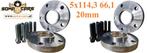 Heb je spacers nodig ? 66,1mm 5x114.3 Renault Kadjar 20mm, Auto diversen, Tuning en Styling, Ophalen of Verzenden