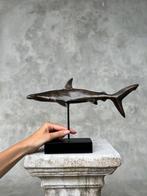 sculptuur, NO RESERVE PRICE - Bronze Hammerhead Shark on a, Antiek en Kunst