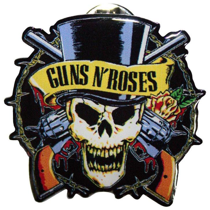 Guns N Roses - Top Hat - Pin officiële merchandise, Verzamelen, Muziek, Artiesten en Beroemdheden, Kleding, Nieuw, Ophalen of Verzenden