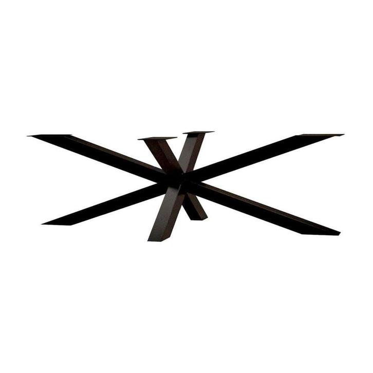 Stalen matrix zwart spinpoot 240 bij 73 cm en hoogte 72 cm, Huis en Inrichting, Tafelonderdelen, Ophalen of Verzenden