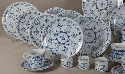 Bareuther-Waldsassen Bavaria - Indischblau - Tafelservies, Antiek en Kunst, Antiek | Meubels | Tafels