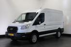 Ford Transit 2.0 TDCI 130PK L2H2 - EURO 6, Stof, Gebruikt, Wit, Dealer onderhouden