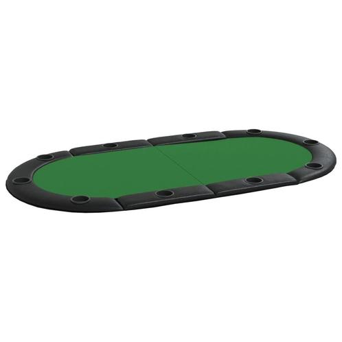 Pokertafelblad 10 Pers Groen | Retourdeal | 35% Korting, Hobby en Vrije tijd, Gezelschapsspellen | Kaartspellen, Vijf spelers of meer