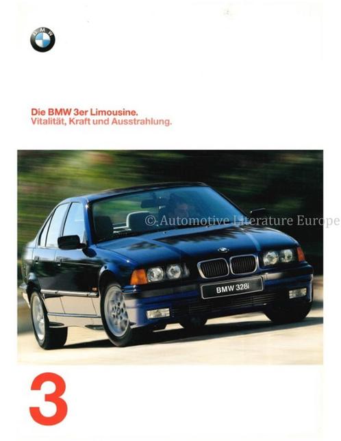 1997 BMW 3 SERIE SEDAN BROCHURE DUITS, Boeken, Auto's | Folders en Tijdschriften, BMW