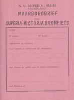 Superia Victoria instructieboekje 1962, Fietsen en Brommers, Handleidingen en Instructieboekjes, Zo goed als nieuw, Verzenden