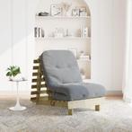 vidaXL Futon slaapbank met matras 70x206x11 cm geïmpregneerd, Verzenden, Nieuw, Bruin