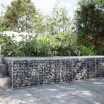 vidaXL Schanskorf 200x100x50 cm gegalvaniseerd ijzer, Tuin en Terras, Bloembakken en Plantenbakken, Verzenden, Nieuw, Metaal