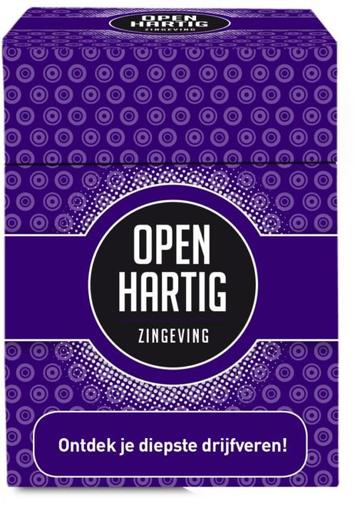 Openhartig - Zingeving | Open Up! - Gespreksstarters, Hobby en Vrije tijd, Gezelschapsspellen | Kaartspellen, Nieuw, Verzenden