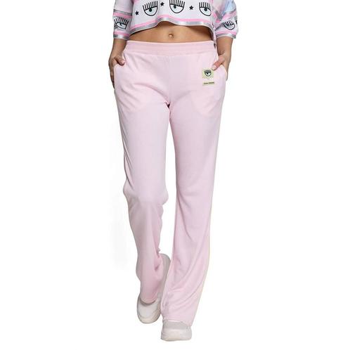 Chiara Ferragni • roze track pants met logo • XXS, Kleding | Dames, Broeken en Pantalons, Roze, Nieuw, Maat 34 (XS) of kleiner