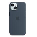 Apple MT0N3ZM/A iPhone 15 Silicone Case w/ MagSafe - Storm, Telecommunicatie, Mobiele telefoons | Hoesjes en Frontjes | Apple iPhone