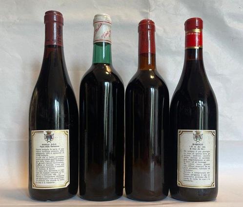1974 Ris, 1976 Sarmassa M. di Barolo, 1970 Minuto, Barolo &, Verzamelen, Wijnen