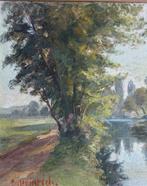 Otto Heinrich (1891-1967) - Sentiero accanto a un fiume, Antiek en Kunst, Kunst | Schilderijen | Klassiek