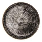Pizza-/Pannenkoekenbord | Porselein | Black Wood | Ø310mm, Verzenden, Nieuw in verpakking