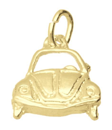 Gouden Auto Kever front ketting hanger, Sieraden, Tassen en Uiterlijk, Kettinghangers, Verzenden