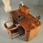 Wat een uitzonderlijk fraai art deco bureau ca 1920 in oa wo, Ophalen of Verzenden