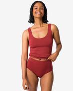 HEMA Dames tailleslip naadloos micro donkerrood, Kleding | Dames, Ondergoed en Lingerie, Verzenden